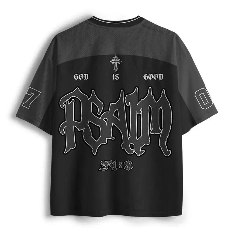 God Is Good Christian Mesh Jersey, Religious Faith Athletic Top for Men Women