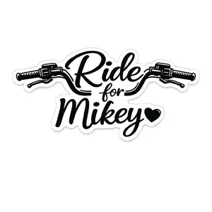 Ride for Mikey Decal