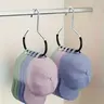 2-Pack New Hat Hangers, Single Rod Holds 8 High-Top Hats, Dorm Closet Baseball Cap Hooks, Multi-Functional Traceless Hook Display Rack, Hat Organizer