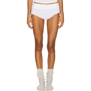 Negative Underwear Whipped Mini Short in White