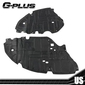 Fit For 13-15 Lexus ES350 ES300h Black Front Engine Splash Shields Guard Covers