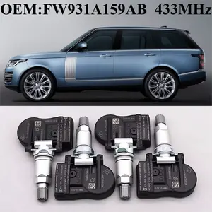 1Pcs/4Pcs TPMS/TIRE PRESSURE SENSOR OEM#FW931A159AB #433MHz For #LAND ROVER:RANGE ROVER(2014-2022/06) EVOQUE(2015/07-2017) DISCOVERY(04-17) RANGE-ROVER SPORT(14-23) LR2(10-15) LR3(10-14) DEFENDER(2015) FREELANDER(06-22) #JAGUAR:XE(14-16) XJ(10-20)