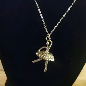 Dancer Necklace Silver Ballerina Charm for Dancers Stylish Dance Accessory on Clearance