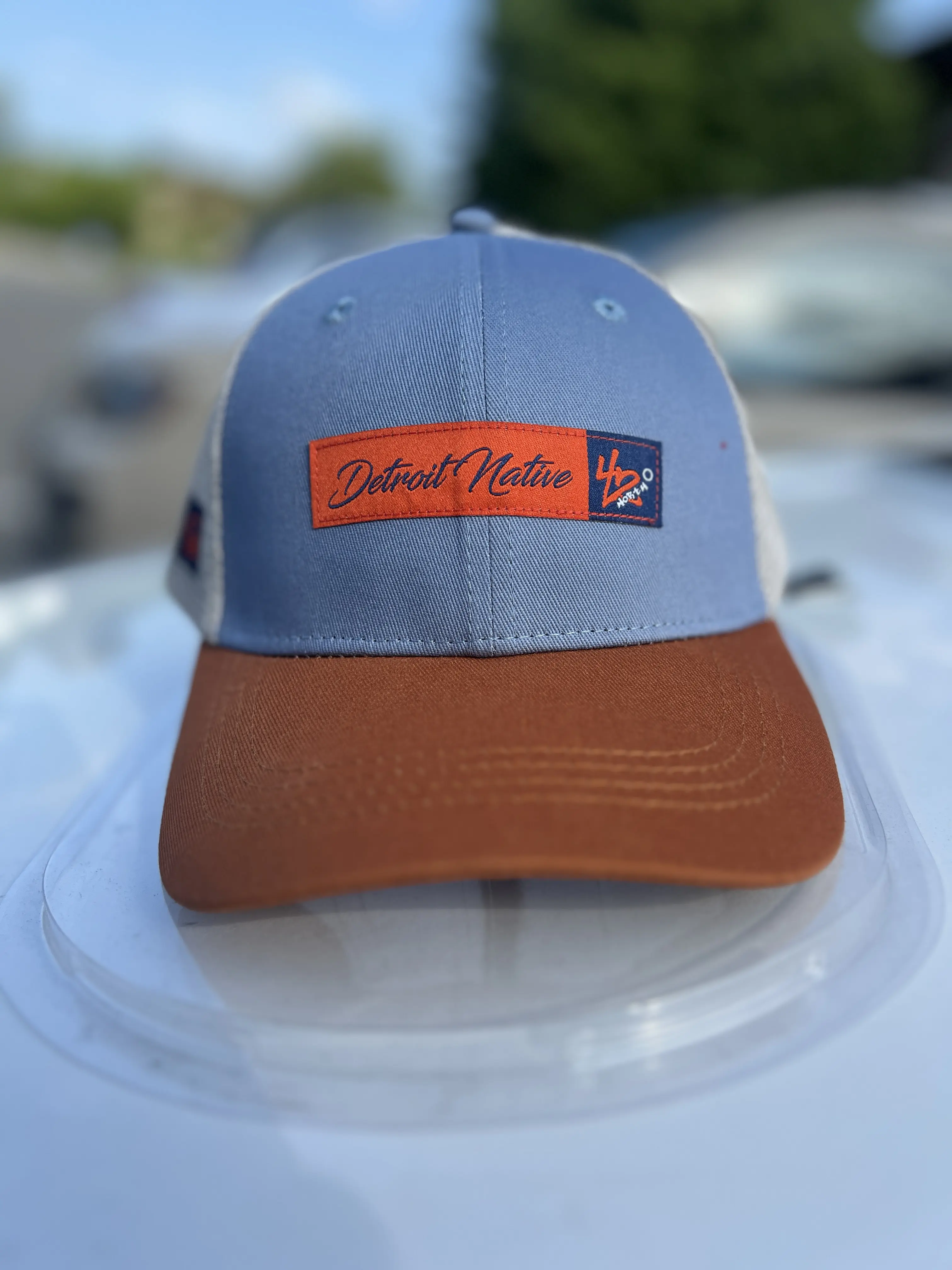 Detroit Native 42° Hat - Light Blue & Orange Colab