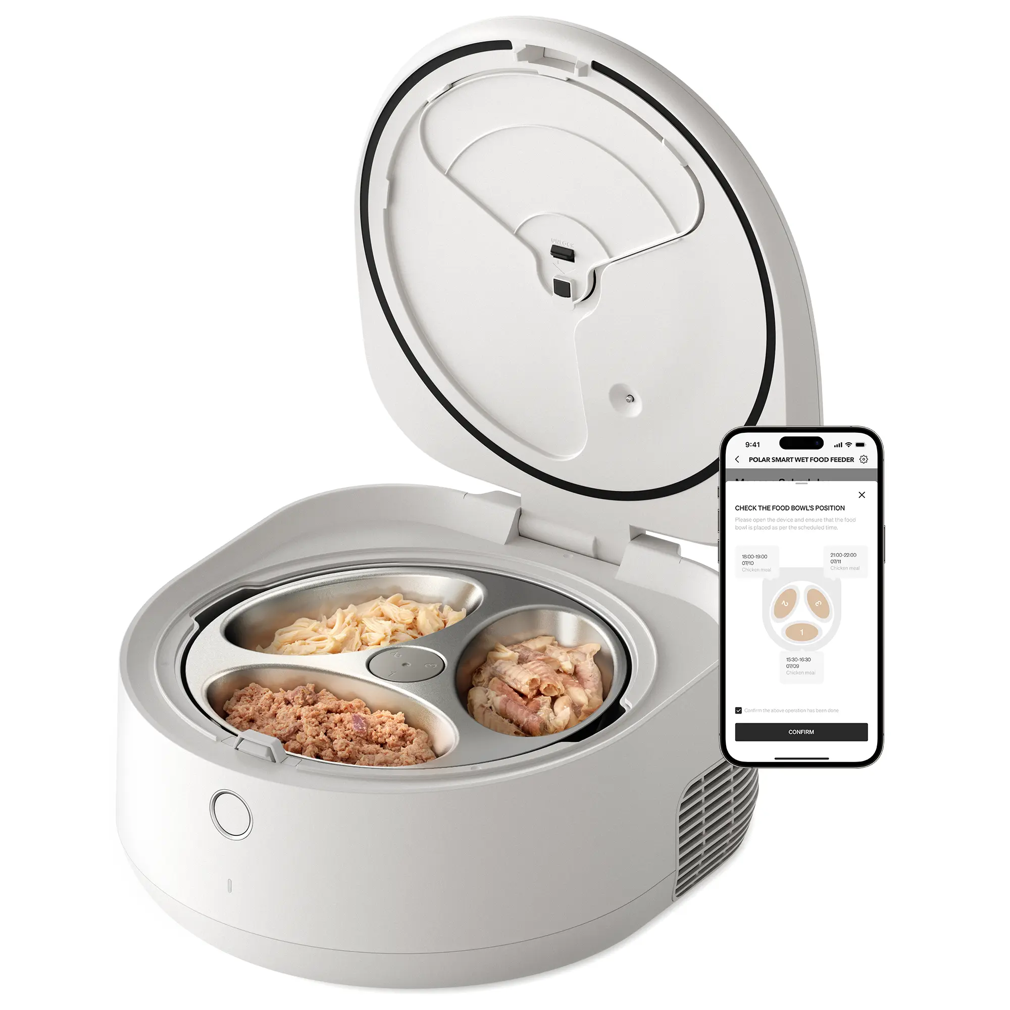 White Stainless steel bowl