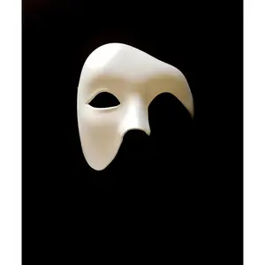 Venetian Phantom Mask - White