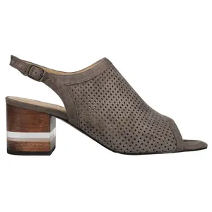 VANELi Womens Elija Perforated Block  Casual Sandals Casual Mid Heel 2-3" - Beige