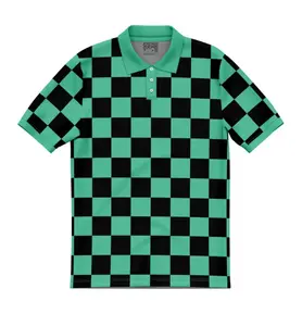 Tanjiro kamado Demon Slayer Polo Shirt - Masters Golf Shirt, Masters Tournament Golf, Master Golf Polo Shirt,Master tour Golf Polo Shirt, Vintage Streetwear Polo Shirt, Casual Polo Shirt outfits, Unisex, Trendy Polo Shirt