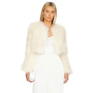 Bubish Manhattan Crop Jacket in Cream