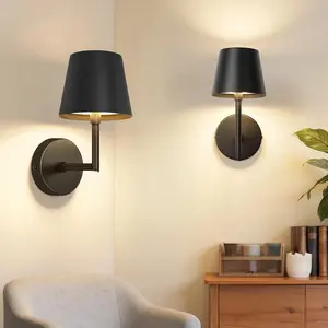Smart LED Wall Light USB Rechargeable Touch Remote Dimmable Timer Function Bedroom Mirror Living Room Decor Wall Mounted Lights