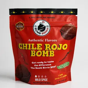 Bomb Birria Chile Rojo Seasoning Bomb - 2 Pack | Mild Spice | Handcrafted | Premium All-Natural Ingredients | Authentic Mexican Flavors