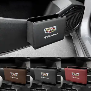 Car Door Rear Seat Trash Can Storage Bag, Fits Cadillac Escalade Cts Ats Xts Ct4 Ct5 Xt5 Xt4 Xt6 Ct6 Sls Srx Bls Sts Dts Deville, Backseat Hanging Organizer, Car Storage Organizers