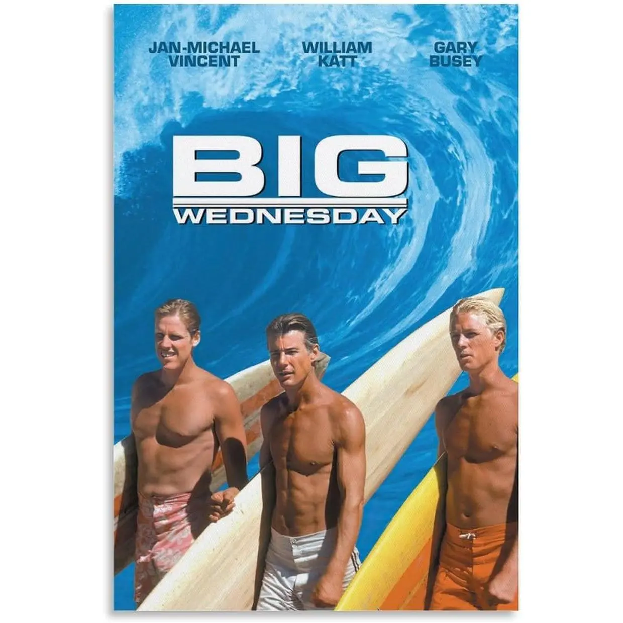 Big Wednesday Movie Poster Canvas Art Posters for Room Aesthetic And Wall Art Picture Living Room Decor Poster