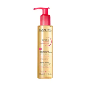 Bioderma Sensibio Micellar Face Cleansing Oil - Gentle Makeup Remover for Sensitive Skin, Nourishing & Hydrating, Fragrance-Free, Micellar Technology, Moisturizing, Non-Stripping, Suitable for All Skin Types