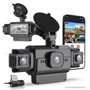 Rexing R4-RD 4-Channel Dash Cam with 1080p All-Around Recording, 360° Parking Monitor, Wi-Fi, GPS, IR Night Vision, Full Set