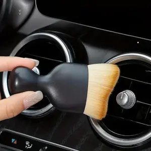 Car Interior Cleaning Brush, 1 Piece Car Seat Center Console Gap Dust Remover, Car Air Conditioner Outlet Cleaning Brush, Car Interior Cleaning Tool