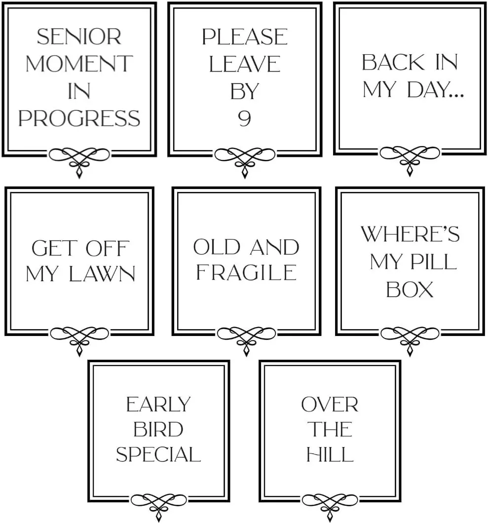 Funny Cocktail Napkins Fun & Witty Paper Beverage Napkins for Adult Birthday Parties 8 Unique Phrases 40 Pack White