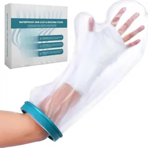 100% Waterproof Arm Cast Covers for Shower Adult Up to the Elbow - Assistance Recommended with Innovative Seal Technology - Reusable Cast Protector for Shower Arm, Fingers & Wrists (Wound Covers for Hand Cast)