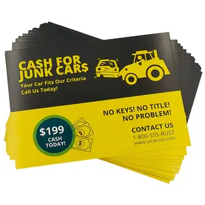 Better Me We Buy Junk Cars Prank Cards - Funny Gifts Practical Jokes Prank Kit, Parking Lot Windshield Prank, Pack of 20 Cards