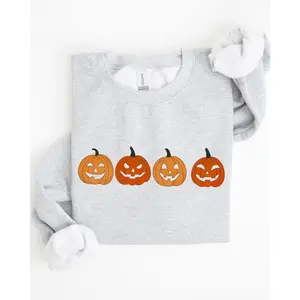 Cute Mini Pumpkins, Halloween, Retro, Fall, Autumn, Jack-o'-Lanterns Sweatshirt