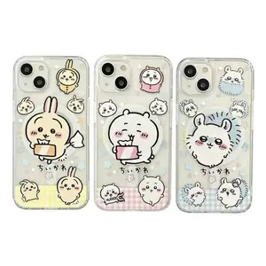 Cute Chiikawa Series: Hachiware, Usagi, & Momonga — Unique Art Style Phone Cases — Compatible with iPhone 17 Promax/Pro/Air, 16 Plus, 15, 14, 13, 12, 11