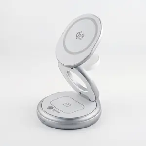FlexOrb – Qi2 25W Swivel 3-in-1 Wireless Charger