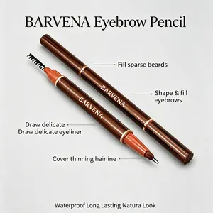 2-Tip UltraFine Filler Pen, Water Resistant Long Lasting Natural Easy-Use Tool for Beards, Thin Brow Makeup & Summervibes Grooming Needs