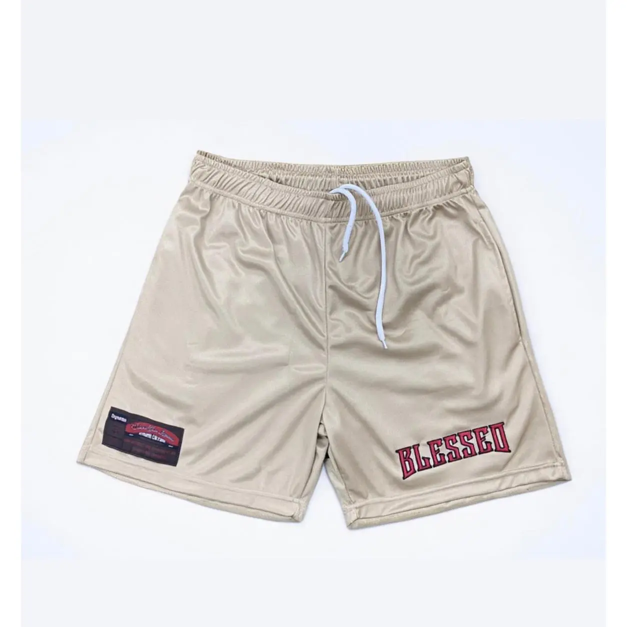 BEIGE 'BLESSED' Shorts