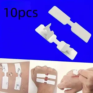 10-Pack Wound Patches, Healing Bandages, Band Aids, Lightweight & Portable, Ideal for Outdoor Activities & Travel, Hypoallergenic, Invisible, Skin-Friendly, Healthcare, Aid