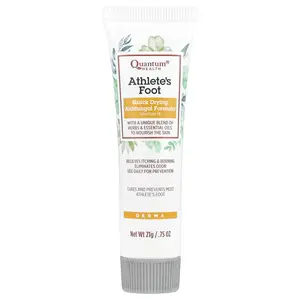 Quantum Health Athlete's Foot, Quick Drying Antifungal Formula, 0.75 oz (21 g) | HSA/FSA Eligible
