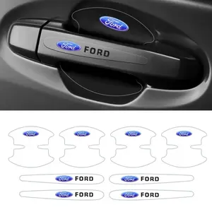 Door Handle Protection Film for Ford Fiesta Mondeo Fusion Explorer Edge Shelby Escape, Car Accessories, Scratch Resistant, Easy Install, Car Decals
