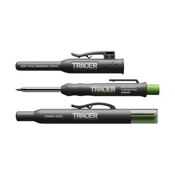 Deep Pencil Marker & Lead Marking Kit, Tracer Pencil with Adjustable Lead, Metal Body, Refillable Office Writing Tool