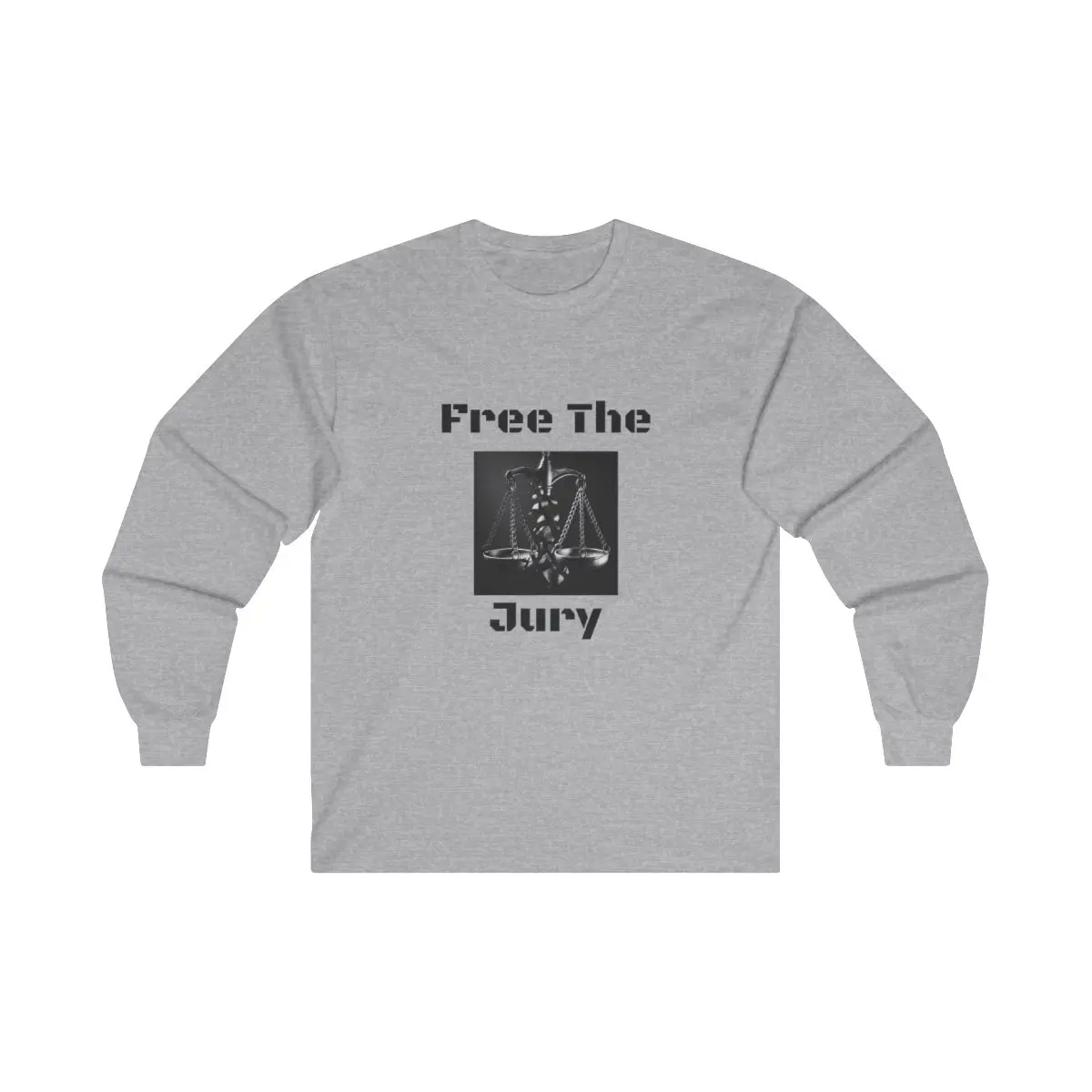 Free The Jury Unisex  Long Sleeve Tee