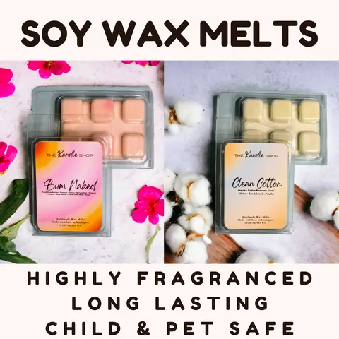 STRONG SCENTED | LONG LASTING | SOY WAX MELTS | LARGE VARIETY | HANDMADE | PET & CHILD SAFE Candle Decor Fragrance Berry Coconut Cherry Cookie