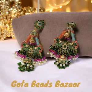 Nauratan Statement Earrings for Women - Multi Colored  Fashionable & Eye-catching Accessories