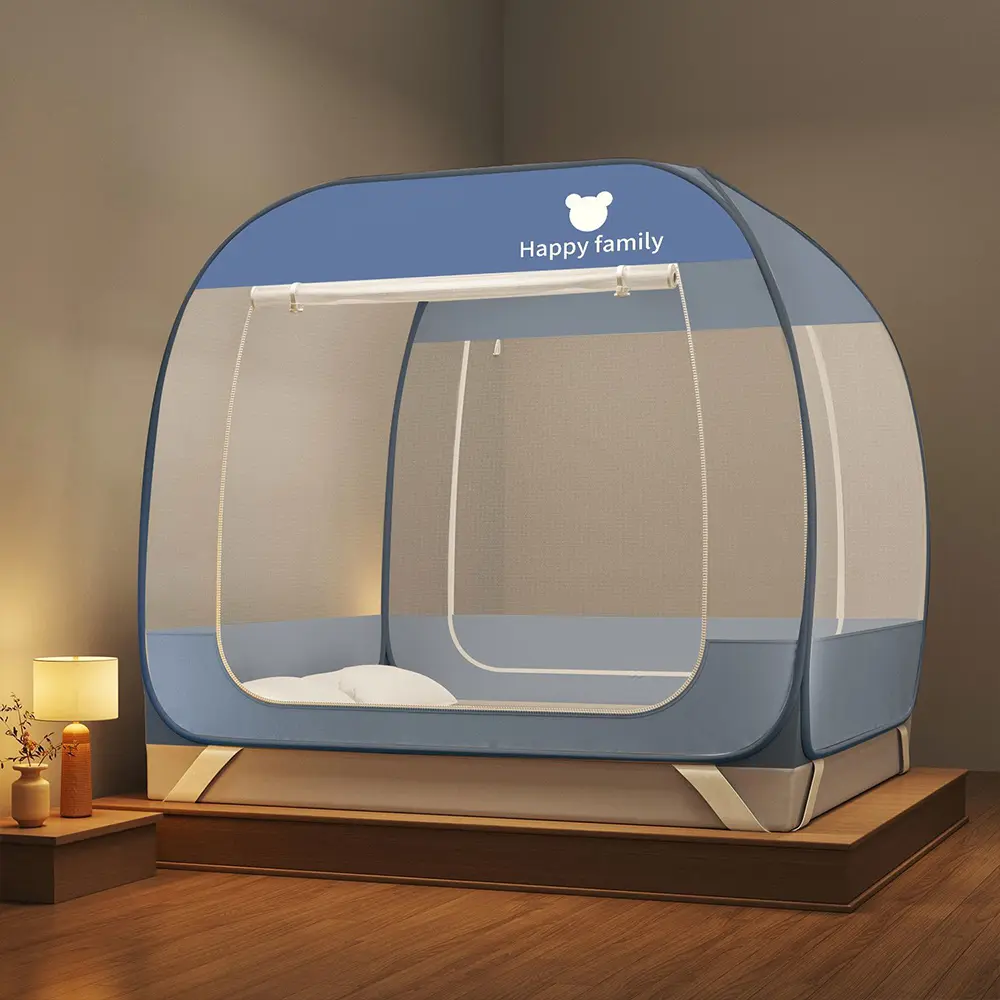 Pop-Up Mosquito Net Tent Wide Roof,Portable Folding Design with Bottom for Bedroom Yard Outdoor Camping Fishing Hiking Trip,Easy to Install,Backyard Relaxing, Camping & Outdoor Adventure