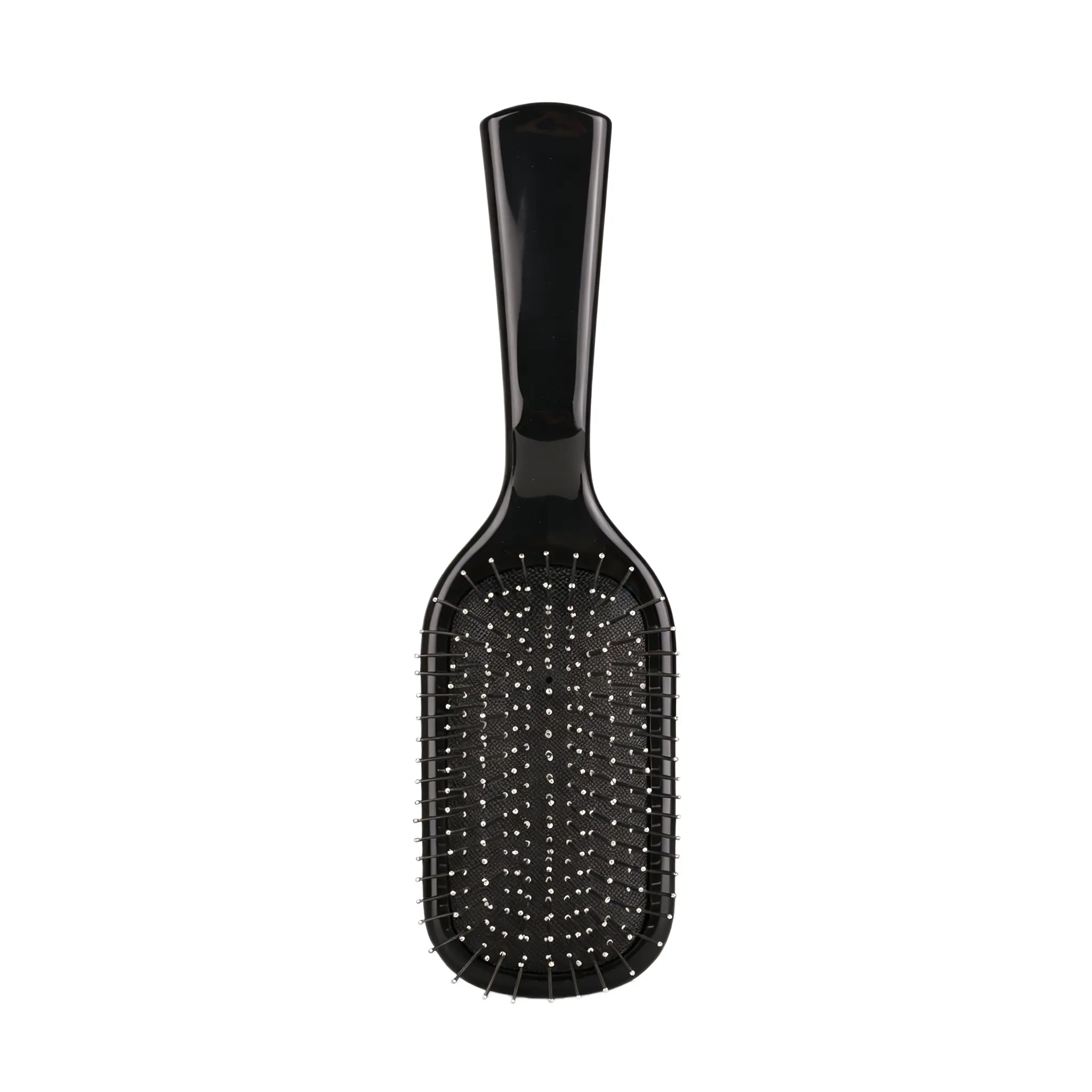 FOREST NEST wig comb dandruff remover comb 1 Pack Black Stainless Steel Pins Scalp Massage Cushion Brush, Dandruff Remover Wig Comb scalp patch removal comb head psoriasis removal comb Paddlebrush Hair Care Comb