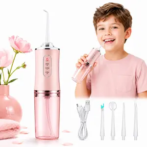 Cordless Water Flosser,220ML Water Tank Dental Oral Irrigator with 3 Modes,IPX 7 Waterproof for Home and Travel