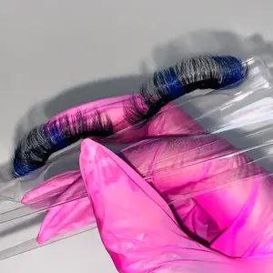 Electric Razz Lashes Color Cosmetic Eyelashs Makeup