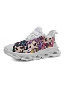 Anime Sports Shoes, Cute Cartoon Design, Unique Character Prints, Thick Sole, Lightweight, Essential for School & Outdoor Activities