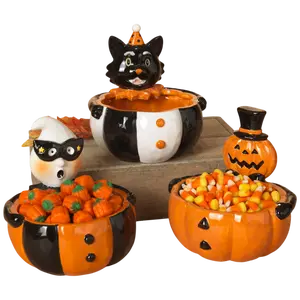 Halloween Ceramic Candy Dish -