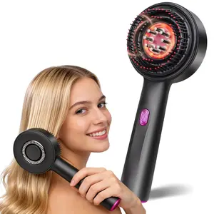 Red Light for Hair Growth Comb - 3-in-1 Hair Growth Brush Electric Scalp Massager Oil Applicator, IPX7 Waterproof Design, Portable for Men & Women Home & Travel repair tool serum infusion Shiatsu Deep Tissue