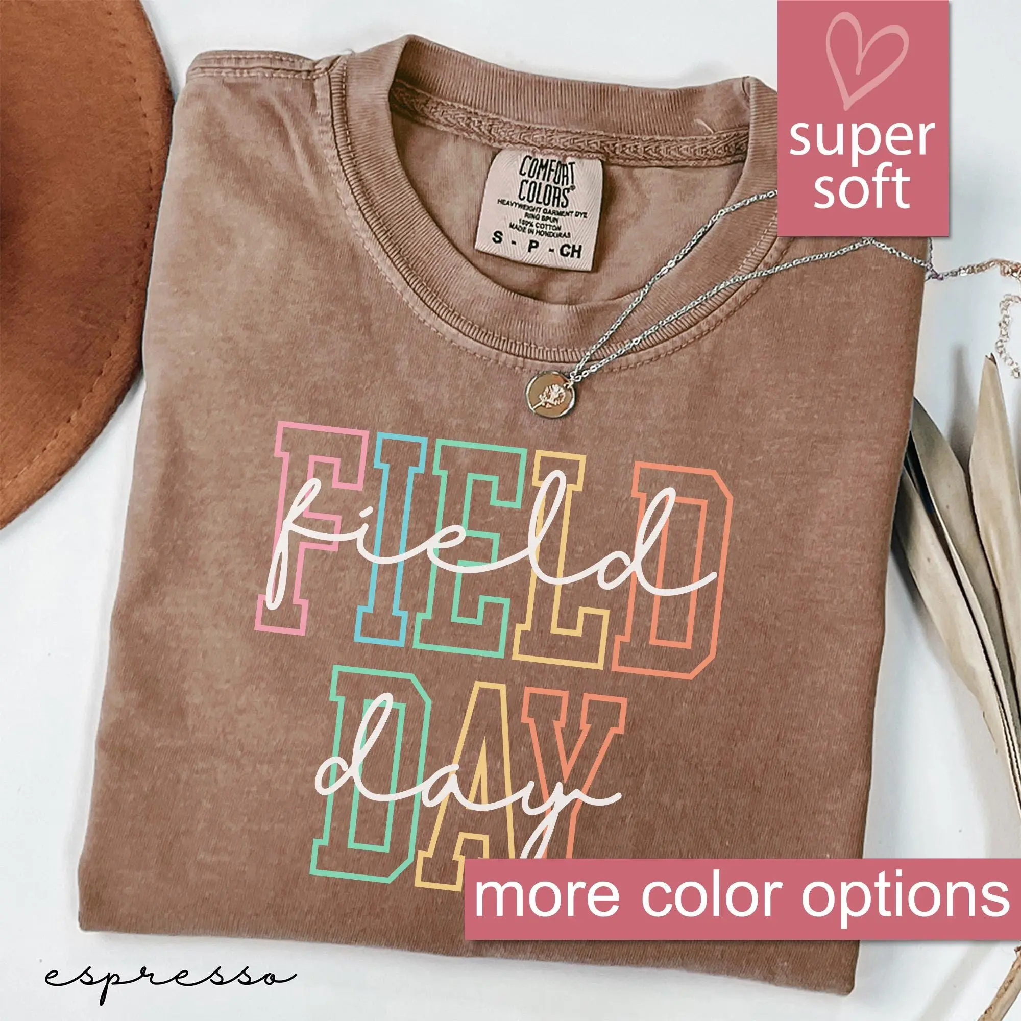 Comfort Colors School Field Day Shirt, Last Day Of School Shirts, Happy Field Day Tee, Teacher Life Shirt, Gift For Field Day, Summer Shirt