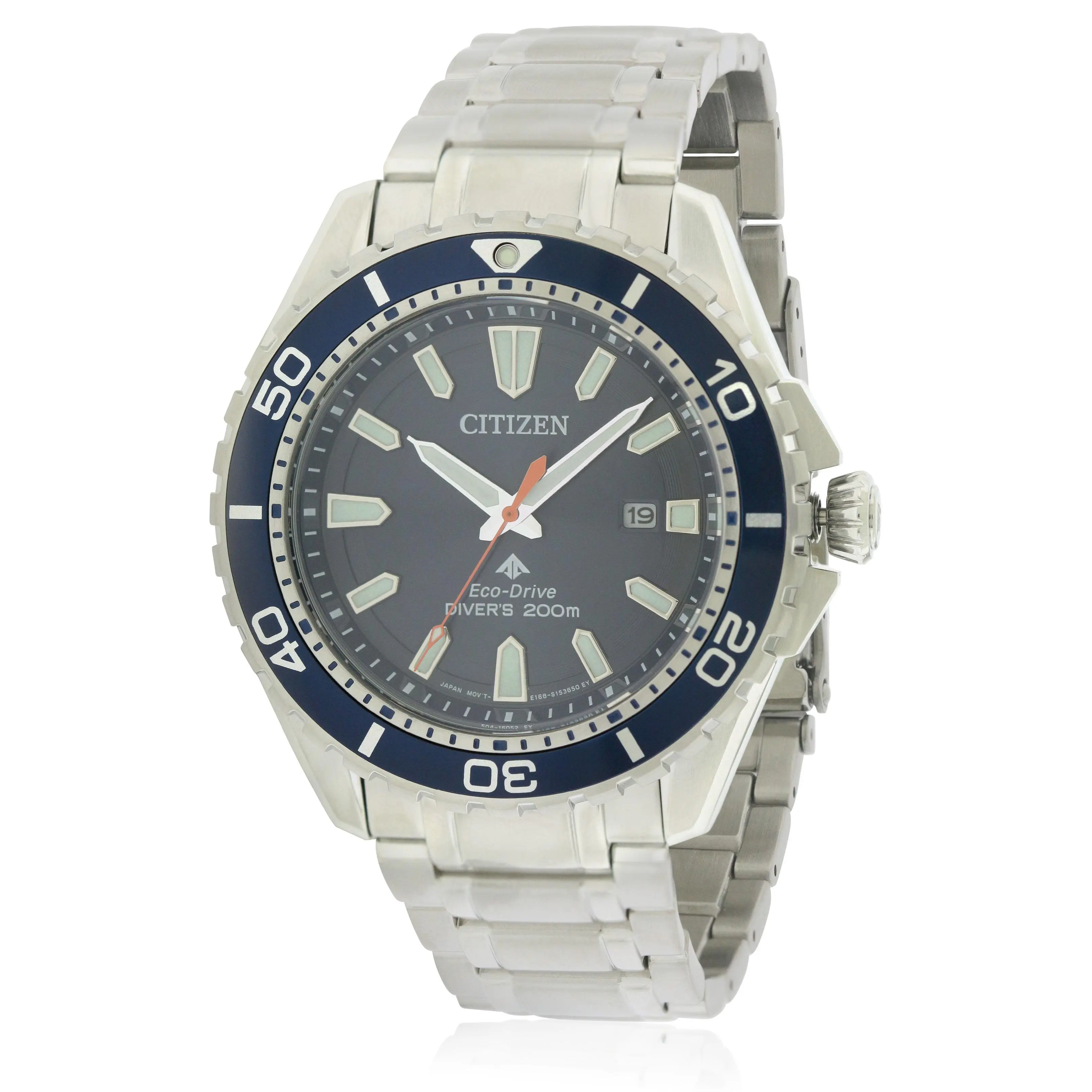 Citizen Eco-Drive Promaster Diver Stainless Steel Mens Watch BN0191-55L