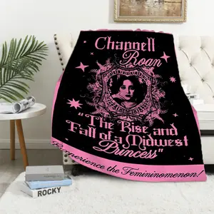 Singer Chappell Roan Picnic Blanket Fluffy Plaid Blankets for Decorative Sofa Microfiber Bedding Catnap King Lid Downy Knee Bed