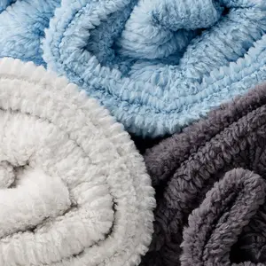 The Adult Signature Throw - 100% Polyester Chenille Blanket 58" x 60" Soft & Gentle Machine Washable Cozy Nights Blanket
