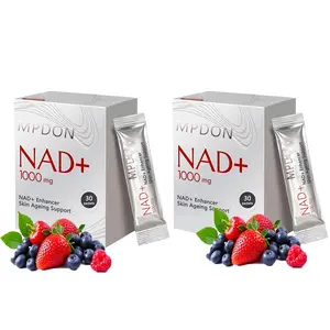 NR1000 - NAD+ Berry Flavor Drink Mix 30 Pack for Skin Aging Support, Collagen, Energy, and Focus - 100g - No Sugar Added - Vitamin, Healthcare Fitness Supplement Dietary Edible Natural