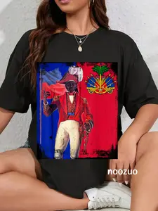 100% Cotton Heroes of Haiti Jean-Jacques Dessalines 1804 Haiti T-Shirt