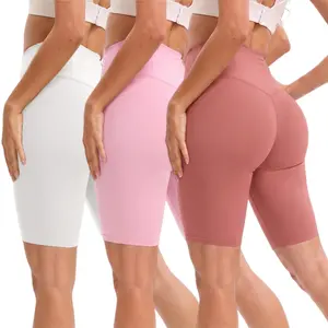 3 Pack Classic Versatile Biker Shorts Leggings High Waist Stretch Workout Pants Yoga Pants Super Soft Tummy Control No See Through Workout Running Yoga Athletic Shorts Pants