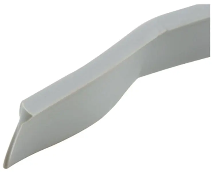 212 MAIN Prime Line T-8681 37 in. Gray Storm Door Bottom Sweep with V-Shape Seal, Door Hardware